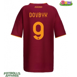 AS Roma Artem Dovbyk #9 Hemmatröja Kvinnor 2025-26 Kortärmad
